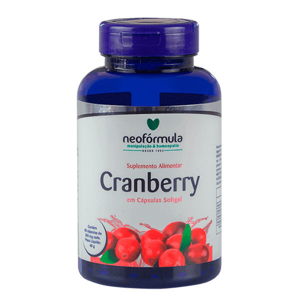 Cranberry 800mg Neofórmula 60 Capsulas