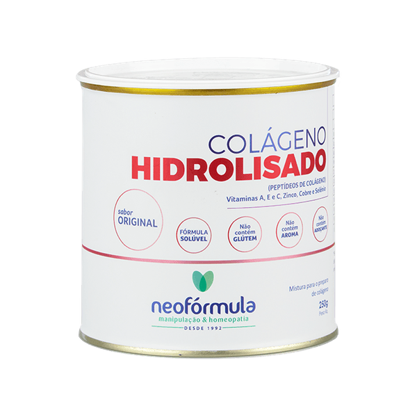 Colágeno Hidrolisado Sabor Original   Neofórmula 300 gramas